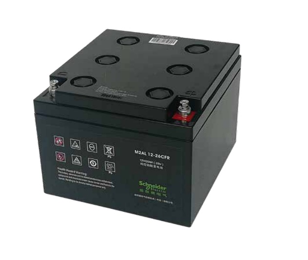 施耐德APC M2AL12-26CFR 原厂铅酸免维护蓄电池 6年设计寿命 质保3年
